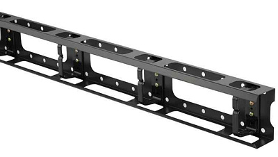 Организатор CMV-42U-ML каб. верт. металл с крышкой 42U для шкафов TTC/TSC шир. 800мм черн. Hyperline 30835 