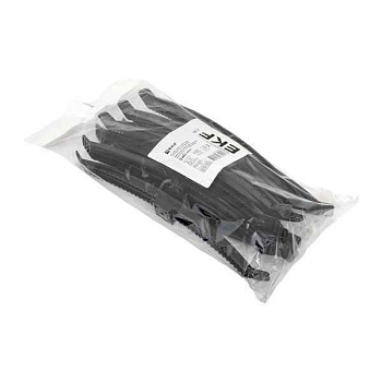 Держатель кабеля двусторонний для прямого монтажа (240мм) черн. (уп.10шт) EKF ch-2-b-240