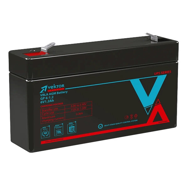 Vektor Battery GP 6-1,2 - купить в Москве - ООО Гамма-компоненты