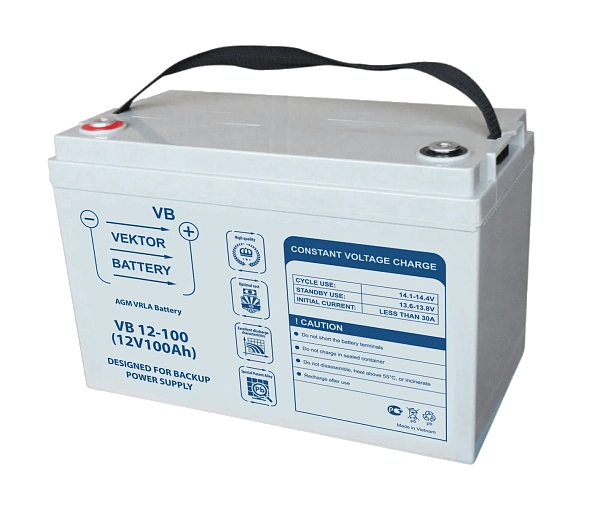 Vektor Battery VB 12-100 - купить в Москве - ООО Гамма-компоненты