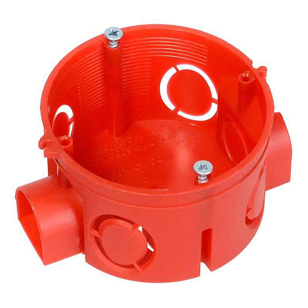 Коробка установочная СП 80-0500С безгалогенная (HF) 68х42 с саморезами Промрукав 80-0500С 