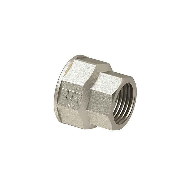 Муфта переходная латунь внутр. резьба 1 1/4дюйм х1/2дюйм еврослот никель RTP 39735 