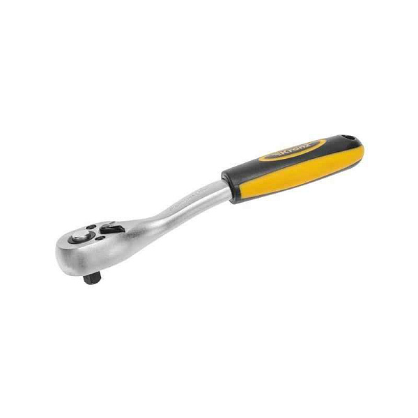 Ключ-трещотка для торцовых головок 1/4 СrV 72 зубца Kranz KR-12-8403 
