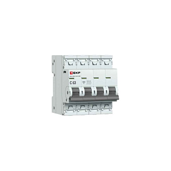 Автоматический выключатель ВА 47-63N 4P 63А (C) 4,5 кА PROXIMA EKF M634463C