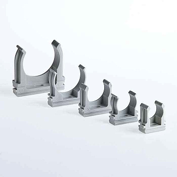 Держатель для труб (клипса) d40мм пластик Ruvinil К01140