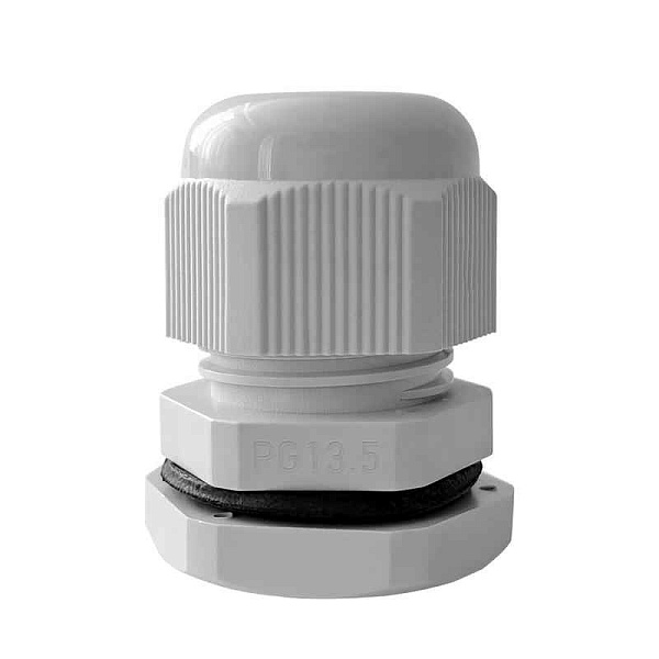 Ввод кабельный (сальник) PG-13.5 IP68 сер. TOKOV ELECTRIC TKE-PG-13.5-G 