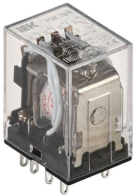 Реле РЭК 78-4 3А 24В AC IEK RRP20-4-03-024A 