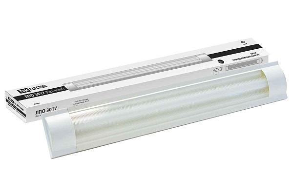 ЛПО 2х18 ЭПРА 3017 (1) 2х18 Вт 230В Т8/G13 TDM