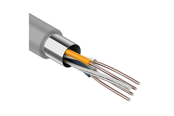 Кабель витая пара F/UTP 2х2х24AWG кат.5E solid CCA PVC сер. (м) PROCONNECT 01-0121-3