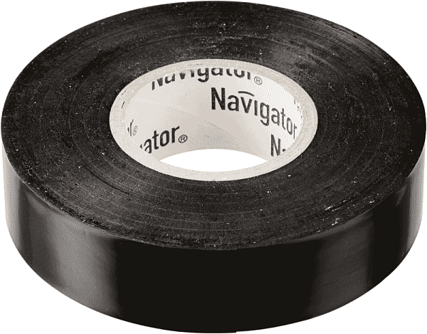 Изолента ПВХ 15мм (рул.20м) черн. NIT-B15-20/BL Navigator 71103 