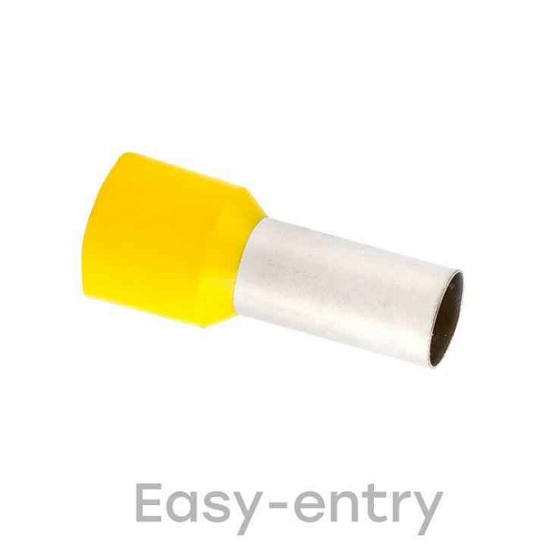 Наконечник штыревой втулочный изол. НШвИ 25.0-16 (уп.50шт) EKF nhvi-25.0-16 