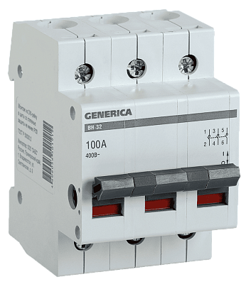 Выкл.нагрузки 3Р 100А (ВН-32) SHCET 