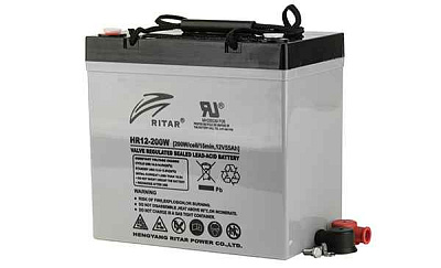 Батарея аккумуляторная Ritar HR12-200W, F11(M6), 12V/55Ah, 216x229x138 HxLxW, 16.5kg, 15 лет - купить в Москве - ООО Гамма-компоненты
