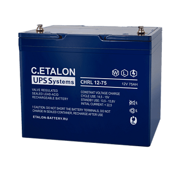 Аккумулятор C.ETALON CHRL 12-75