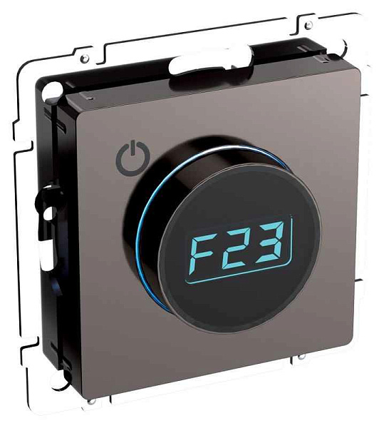 Термостат электронный с индик. BRITE СП IP20 ТС10-1-БрТБ темная механизм бронза IEK BR-RT11-K45 