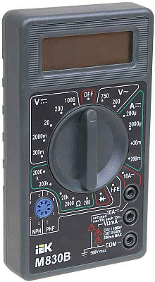 Мультиметр цифровой Universal M830B IEK TMD-2B-830 