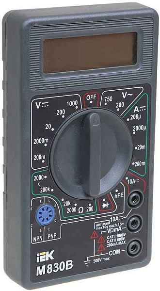 Мультиметр цифровой Universal M830B IEK TMD-2B-830 