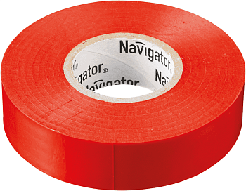 Изолента ПВХ 15мм (рул.20м) красн. NIT-B15-20/R Navigator 71104