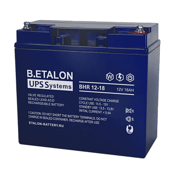 Аккумулятор B.ETALON BHR 12-18 ETALON BATTERY