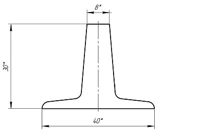 Профиль резиновый неармированный ТВ30