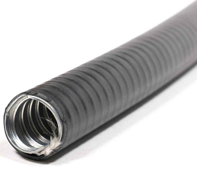 Металлорукав в ПВХ изоляции МПГ нг толстостенный 16 (50 м/уп.) ГОФРОМАТИК 