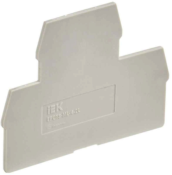 Заглушка для CTS-ML ARMAFIX 2 ур. 4кв.мм сер. IEK YCT13-00-2-K03-004-ZGL 