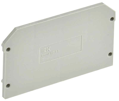 Заглушка для CTS-MC ARMAFIX 4 вывода 4кв.мм сер. IEK YCT12-00-4-K03-004-ZGL 