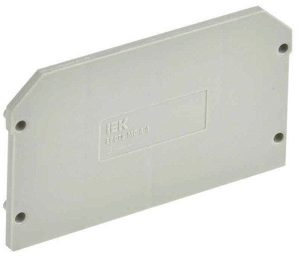 Заглушка для CTS-MC ARMAFIX 4 вывода 4кв.мм сер. IEK YCT12-00-4-K03-004-ZGL 