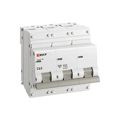 Автомат (ВА 47-100) 3п  63А (C) 10кА PROxima 