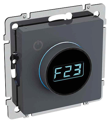 Термостат электронный с индик. BRITE СП IP20 ТС10-1-БрМ механизм маренго IEK BR-RT11-K35 