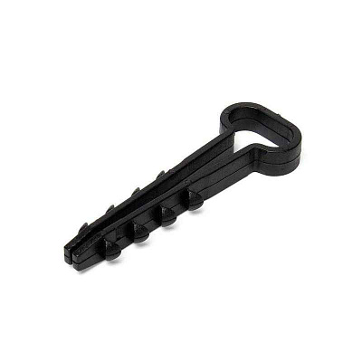 Дюбель-хомут ДХП 14-6 для плоского кабеля нейлон черн. (уп.100шт) Fortisflex 81831 