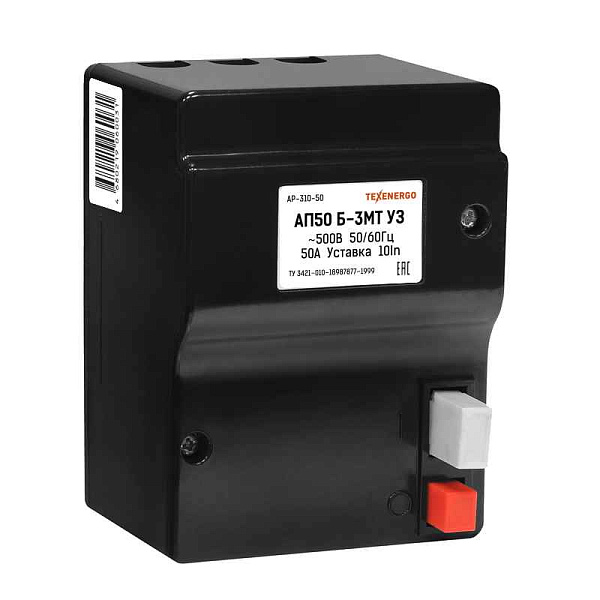 Автомат АП 50Б-3МТ-10 Iн ( 2,5А) 3ф. 