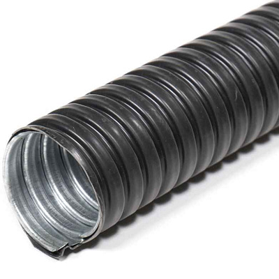 Металлорукав в ПВХ изоляции МРПИ нг  LS 100 (5 м/уп.) ГОФРОМАТИК 