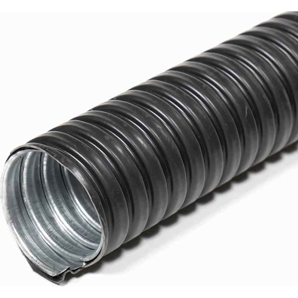 Металлорукав в ПВХ изоляции МРПИ нг 38 (20 м/уп.) с протяжкой ГОФРОМАТИК 