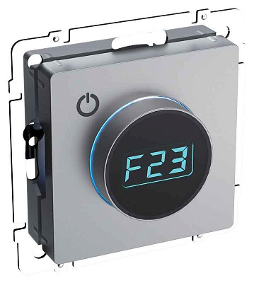 Термостат электронный с индик. BRITE СП IP20 ТС10-1-БрС механизм сталь IEK BR-RT11-K46 