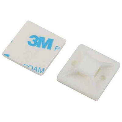 Площадка самоклеящаяся под хомуты 20х20мм NO-225-301 бел. (уп.50шт) Эра Б0066703 