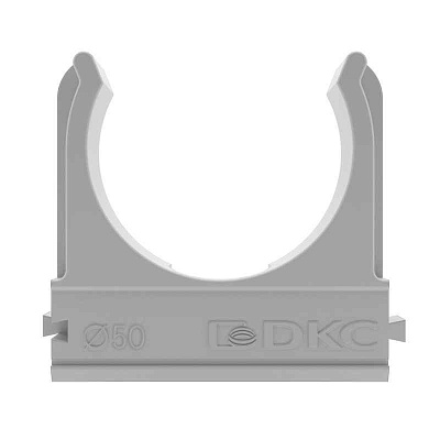 Держатель для труб (клипса) d50мм с защелкой DKC 51050 