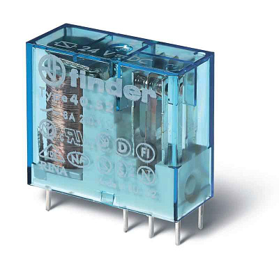 Реле миниатюрное универсальное 2CO 8А 24В DC FINDER 405290240000 
