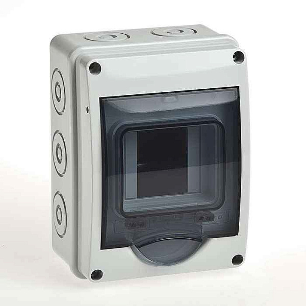 Щиток ОП Тусо 3мод. IP66 160х120х93мм с вертикал. дверцей Ruvinil 69003 