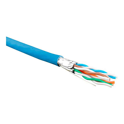 Кабель UFTP4-C6-SOLID-OUTDOOR-LSZH-BK-500 витая пара экран. FTP (F/UTP) кат. 6; 4 пары (23 AWG) ож (solid) для внешн. прокладки LSZH (500м) черн. Hyperline 227934