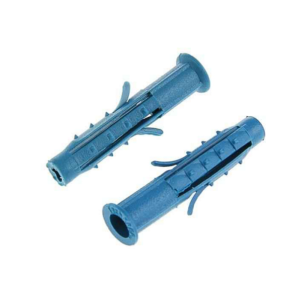 Дюбель четырехраспорный (универс.) Чапай 6х35 шипы + усы син. (уп.1000шт) Tech-KREP 111143 