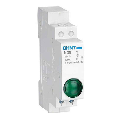 Индикатор ND9-1/y AC/DC 230В (LED) (R) желт. CHINT 594118 