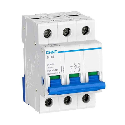 Выключатель нагрузки 3п 63А NH4 (R) CHINT 398044 