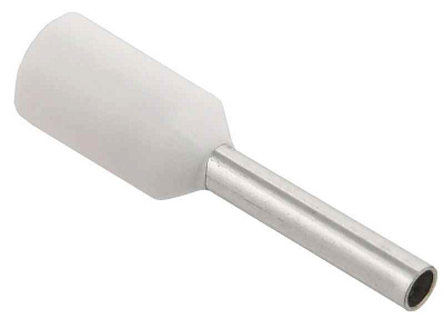 Наконечник НШВИ 0.75-8 бел. (уп.100шт) IEK UGN10-C75-02-08 