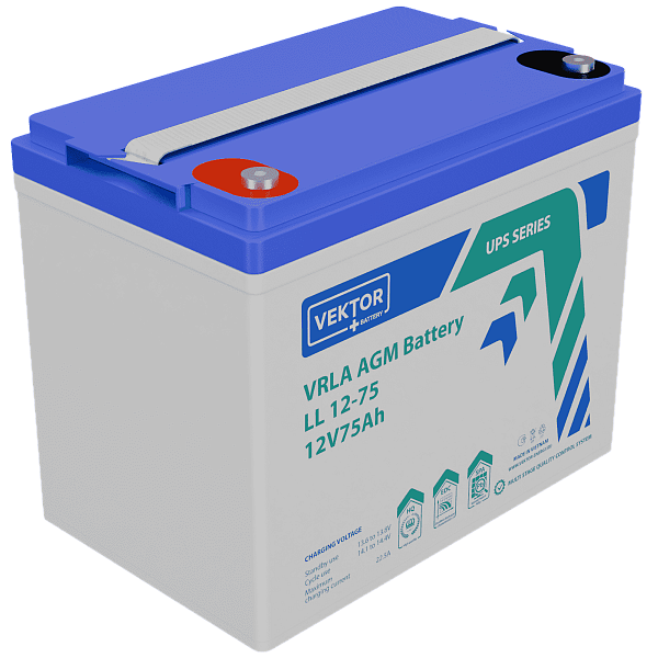 Vektor Battery LL 12-75 - купить в Москве - ООО Гамма-компоненты