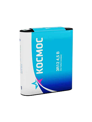 Элемент питания солевой "квадрат" 3R12 КОСМОС KOC3R12 