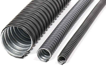 Металлорукав в ПВХ изоляции МРПИ НГ 25 d25мм без протяжки (уп.50м) ГОФРОМАТИК zeta42214