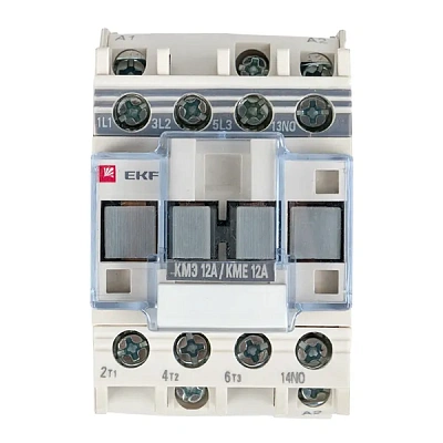 Контактор 12А 220В/АС3 в оболочке IP65 КМЭ с РТЭ Ir-9-13А и индик. EKF PROxima
