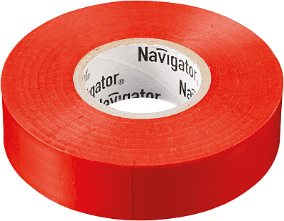 Изолента ПВХ 15мм (рул.20м) красн. NIT-B15-20/R Navigator 71104 