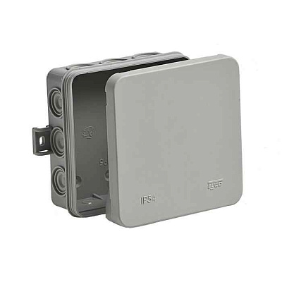 Коробка распределительная ОП 100х100х35мм IP54 12 вводов сер. Ruvinil 67095 
